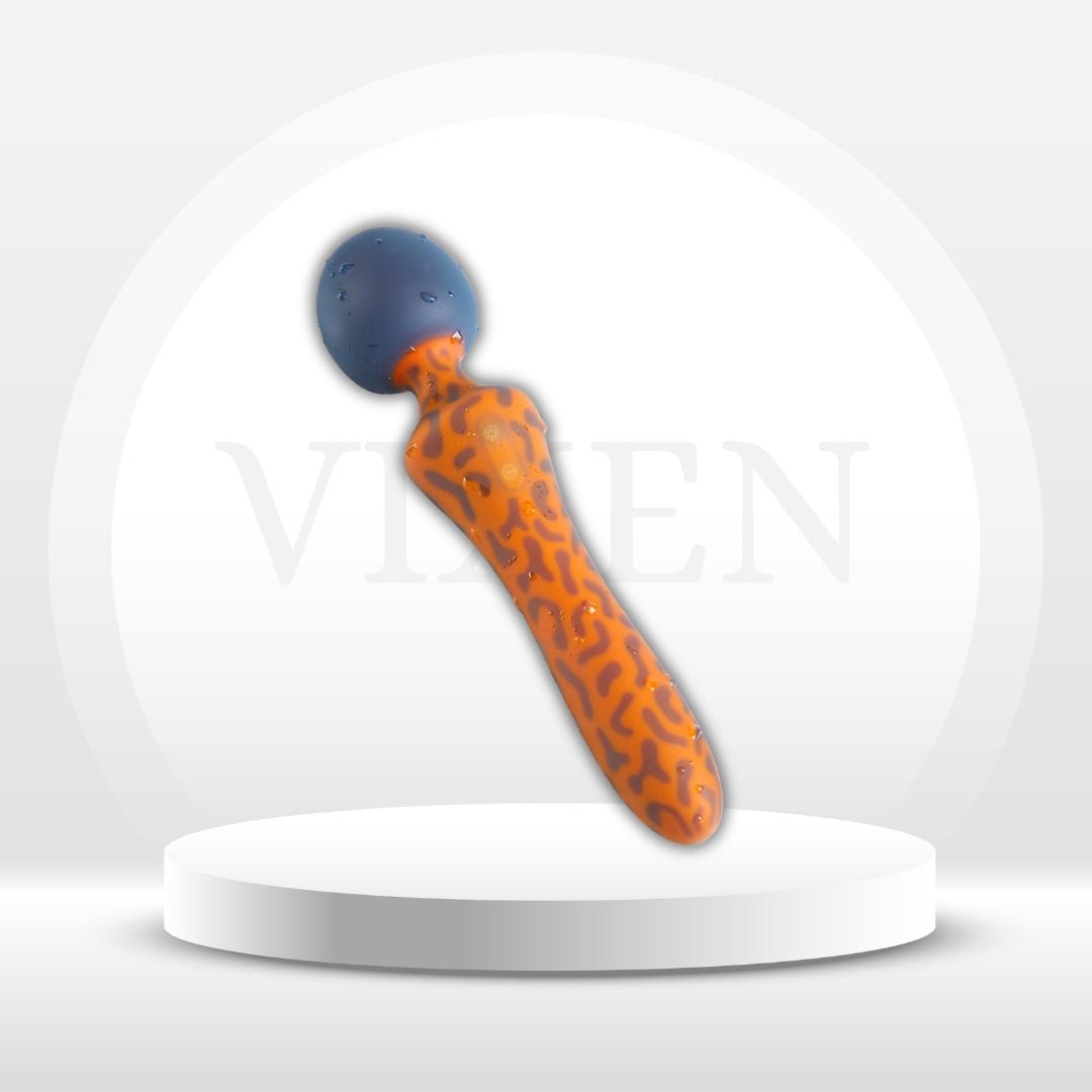 LeopardLush Dual-Headed G-Spot Vibrator Wand