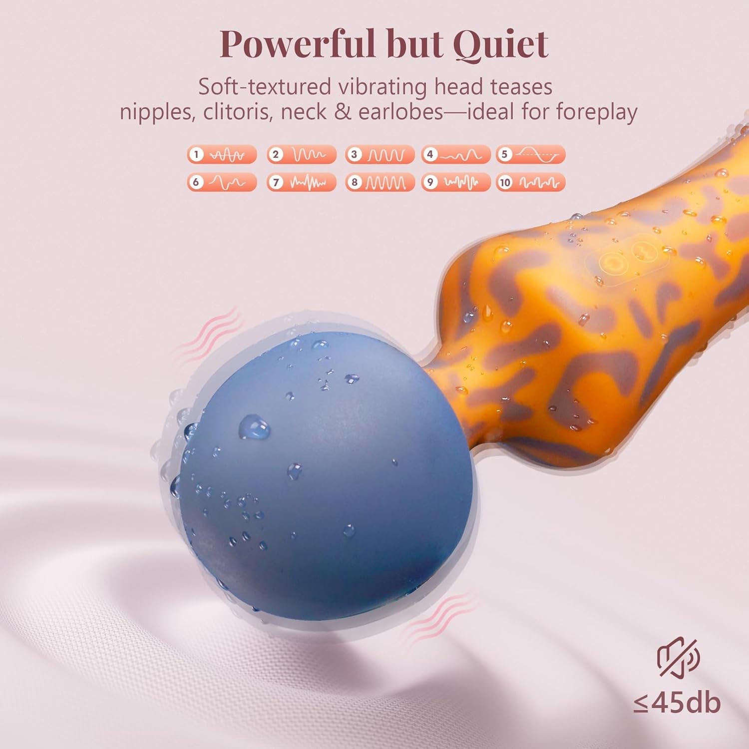 LeopardLush Dual-Headed G-Spot Vibrator Wand